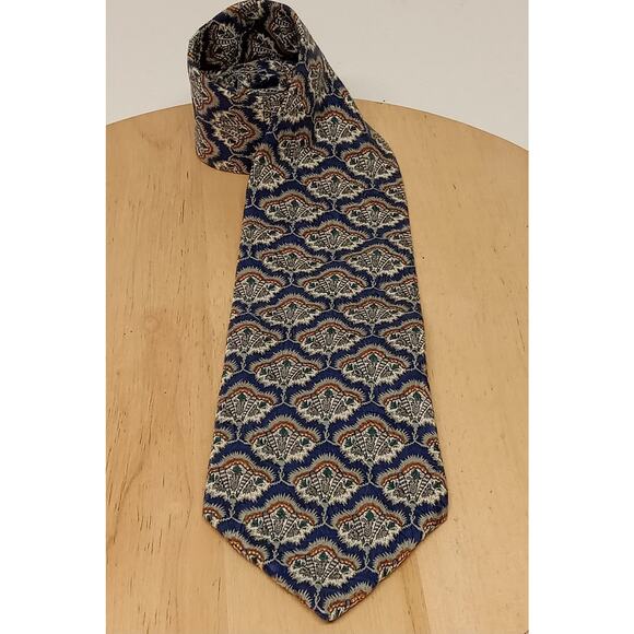 Vintage Christian Dior Monsieur Tie Men's 100% Silk USA - Picture 1 of 5